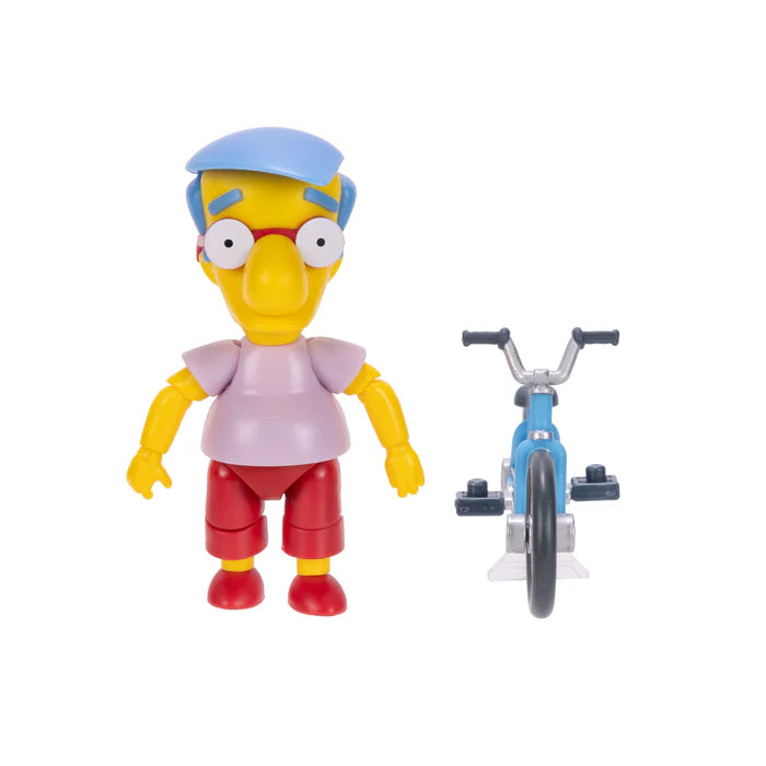 The Simpson's 5in Figures Milhouse w/ Bicycle