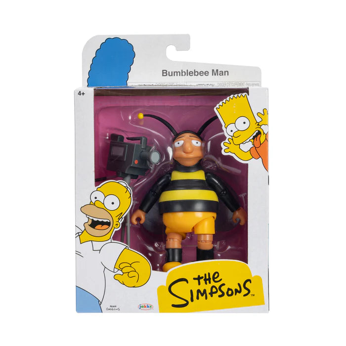 The Simpson's 5in Figures Bumblebee Man w/ Video Camera