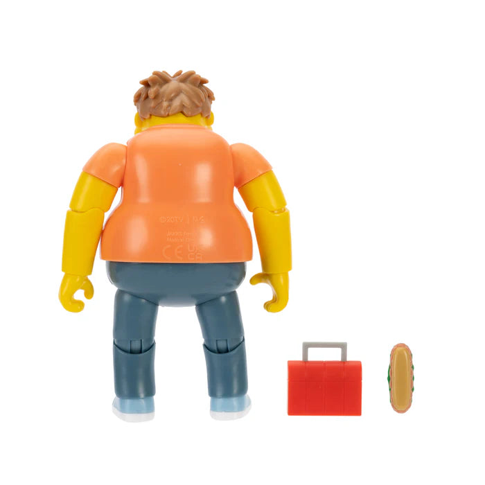 The Simpson's 5in Figures Barney Gumble w/ sub & Lunch Box