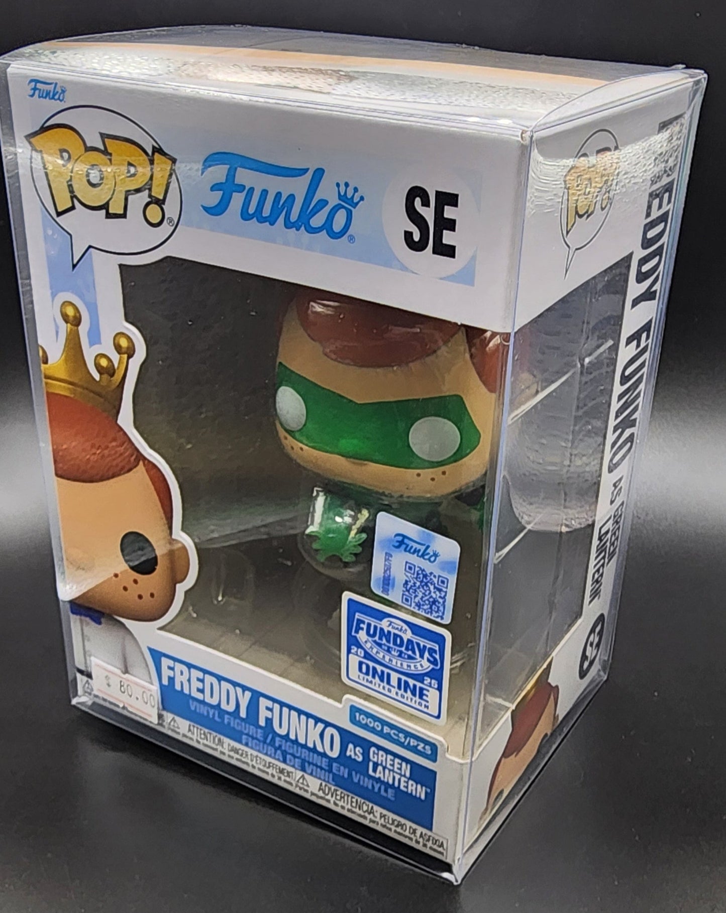 Funko Pop! FREDDY FUNKO as Green Lantern FunDays 2025 LE 1000 in Pop Protector
