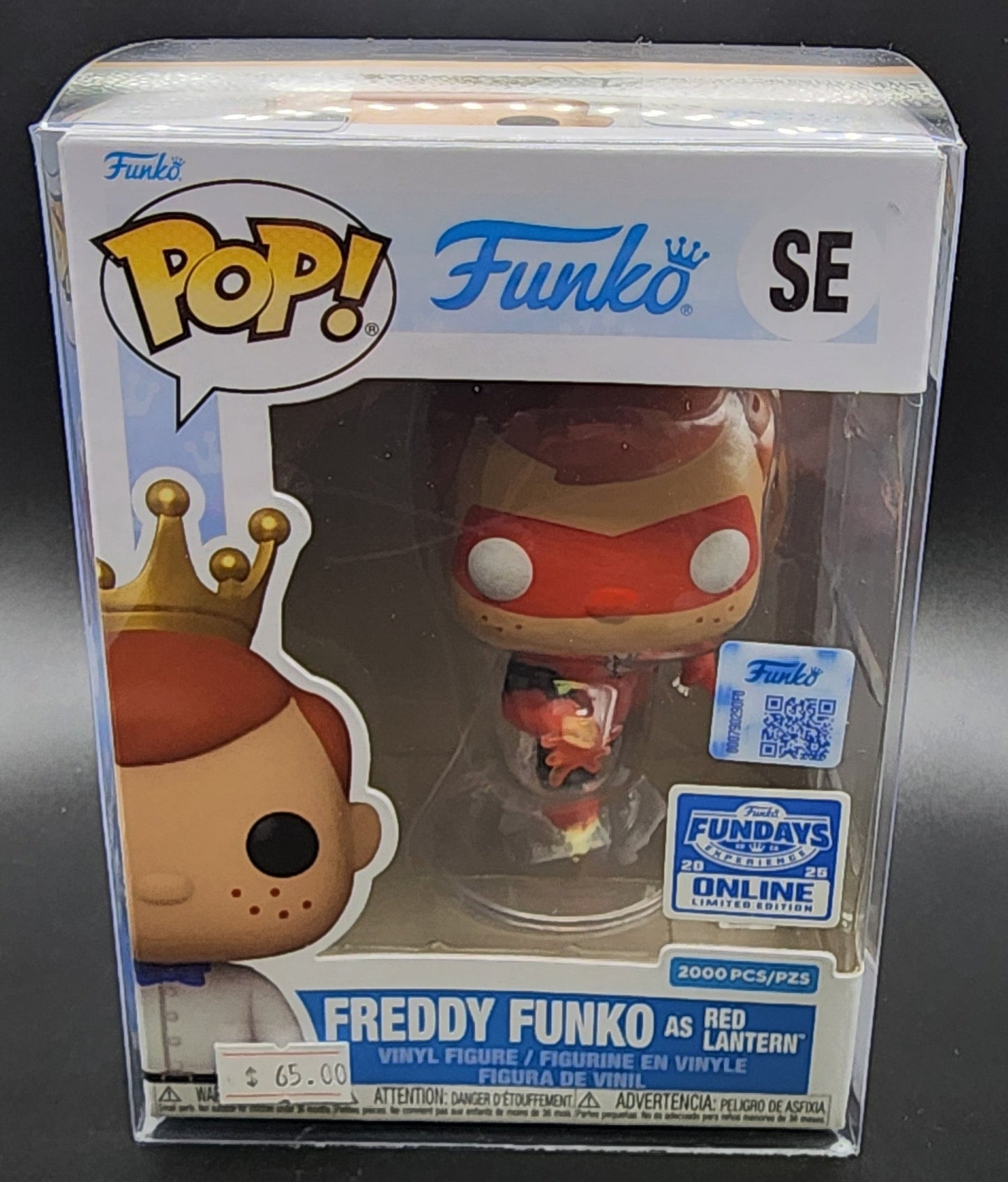 FUNKO FUNDAYS EXPERIENCE 2025 ONLINE BOX OF FUN LE Freddy Funko As RED LANTERN