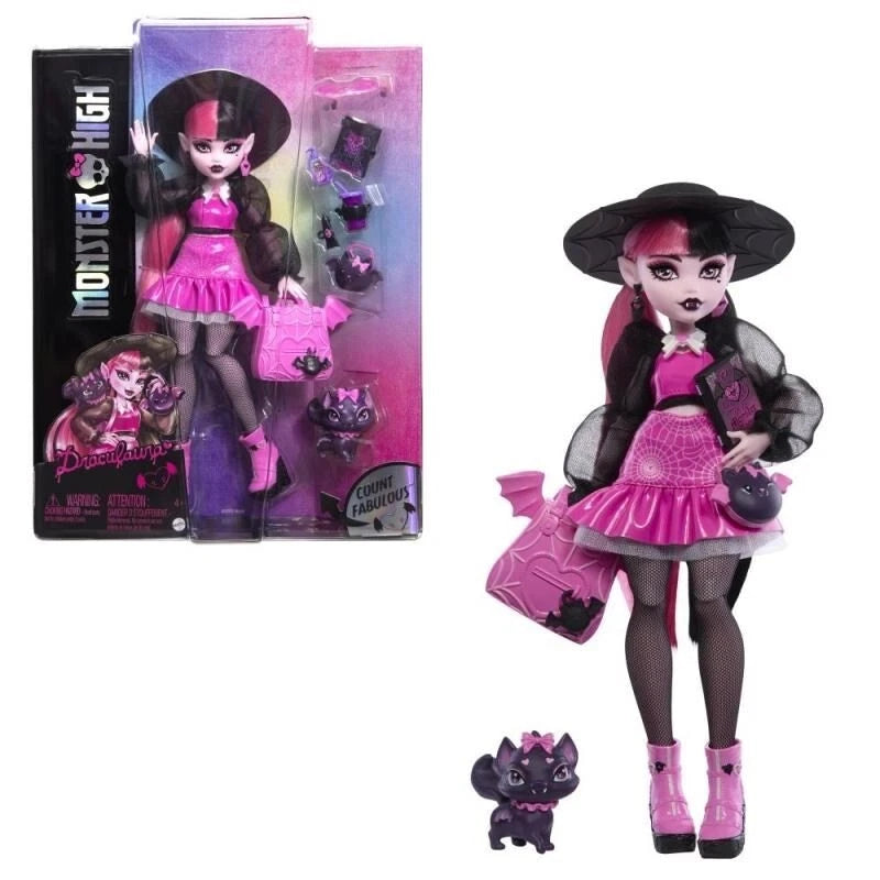 MATTEL Monster High Draculaura Fashion Doll Toy HRP64