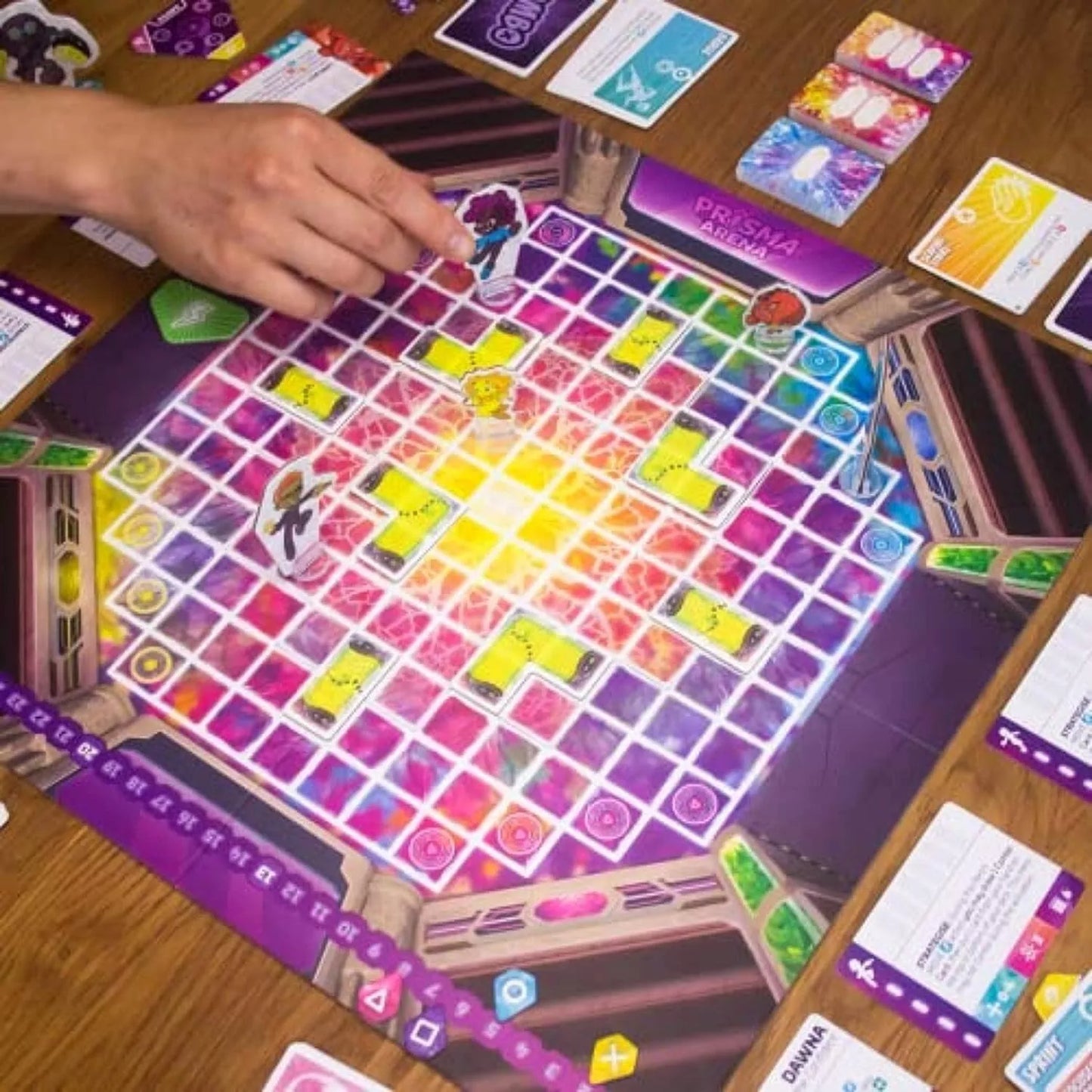 Prisma Arena Award Winning Board Game Arena Combat Family Game Night New