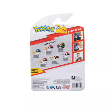 Pokemon Chimchar And Poke ball Battle Ready With Pokemon Figure Clip And Go