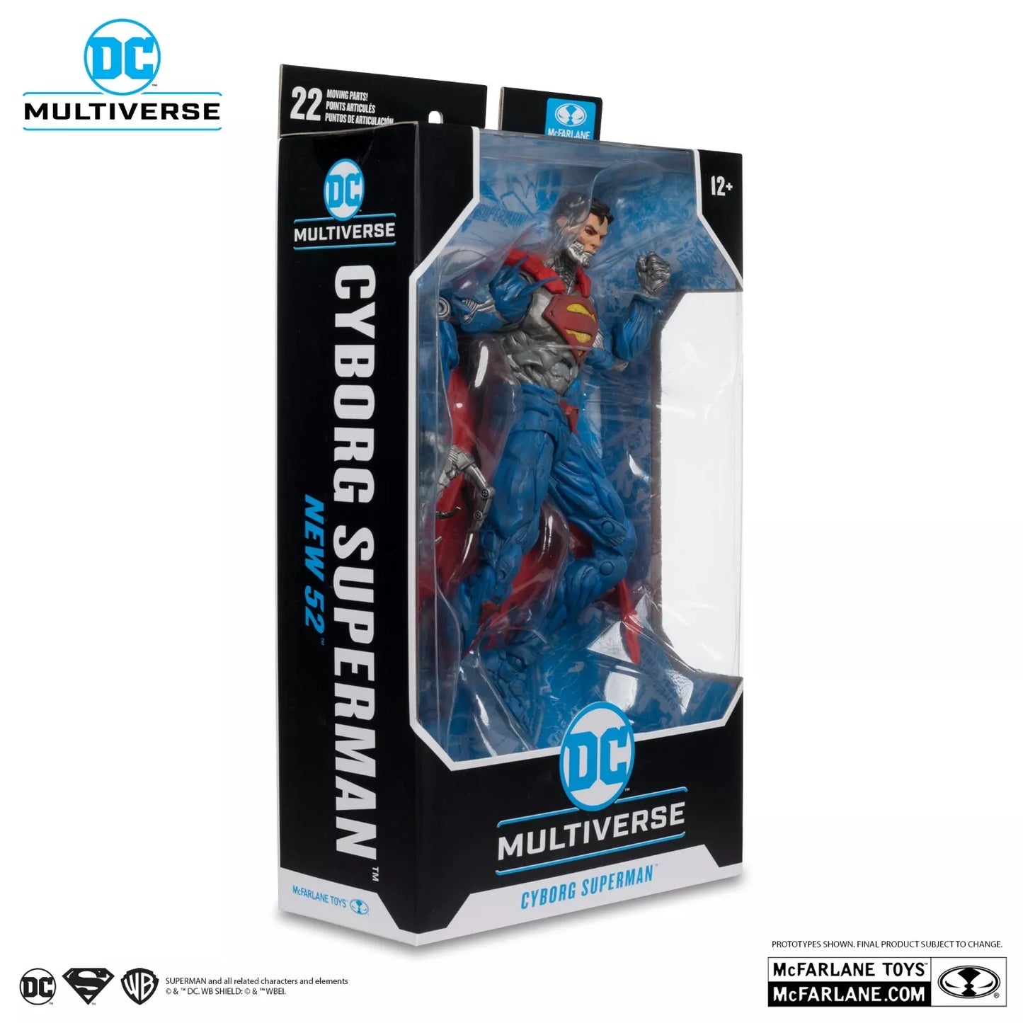 BRAND NEW McFarlane DC Multiverse New 52 Cyborg Superman Figure 7" In Hand