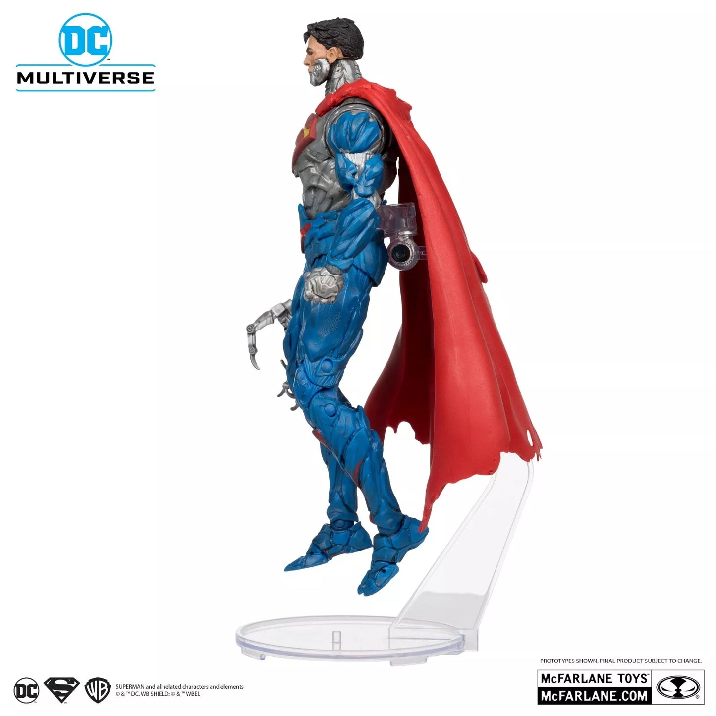 BRAND NEW McFarlane DC Multiverse New 52 Cyborg Superman Figure 7" In Hand