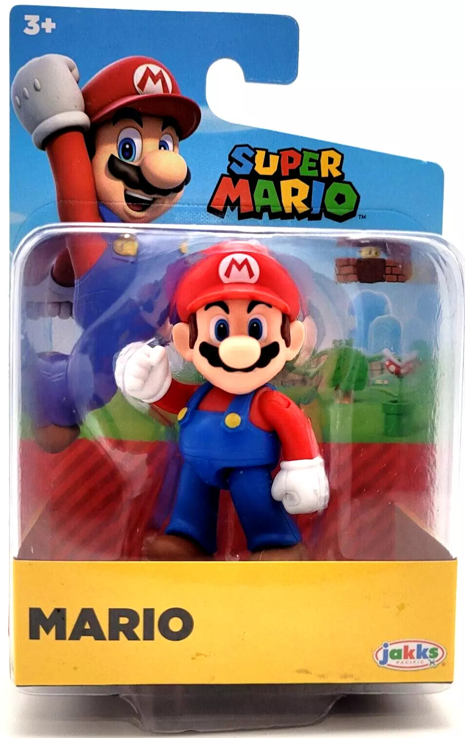 NEW Jakks 42132 World of Nintendo Super Mario 2.5-Inch MARIO. Mini-Figure