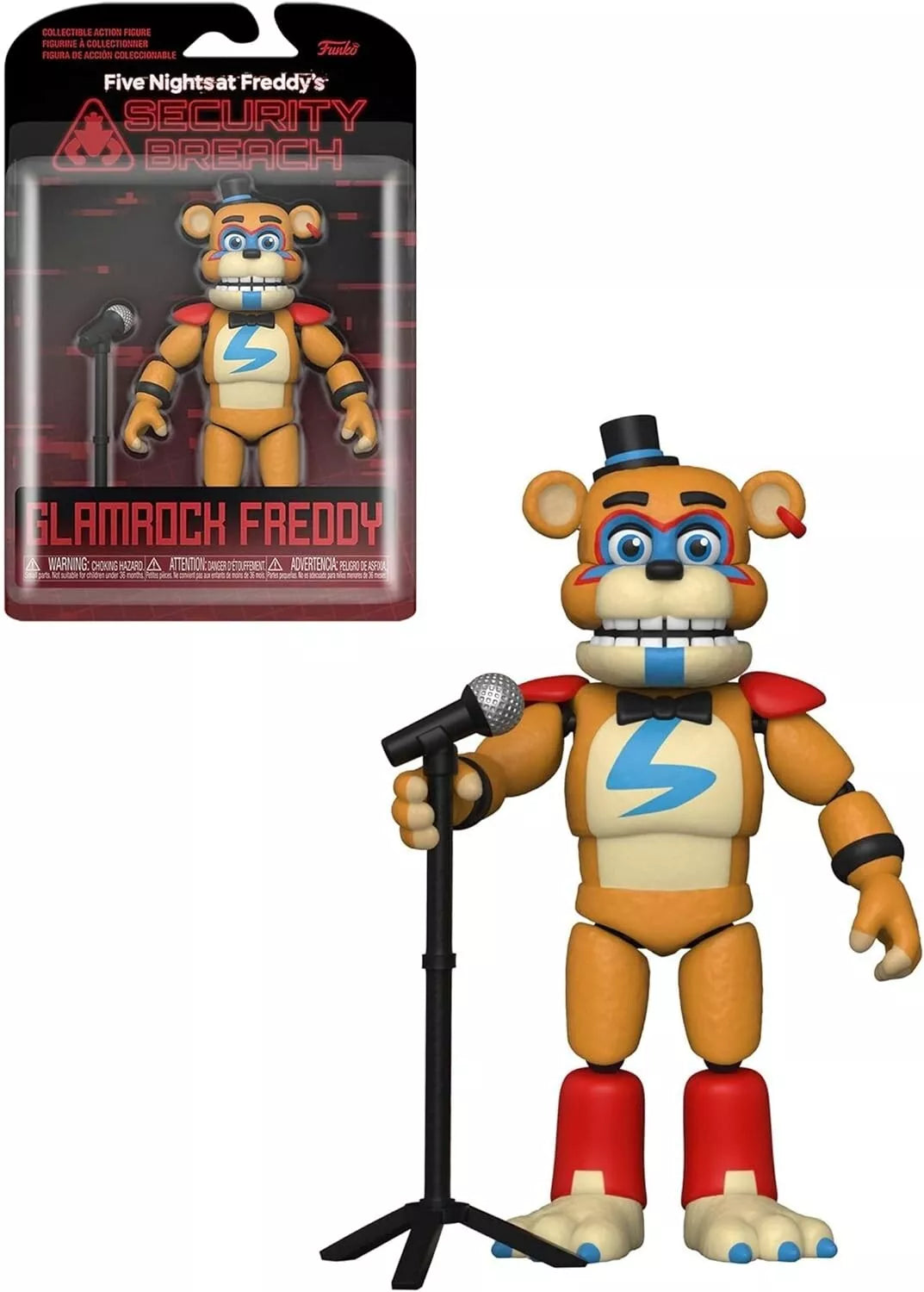 Five Nights at Freddy's: Security Breach Glamrock Freddy Funko FNAF