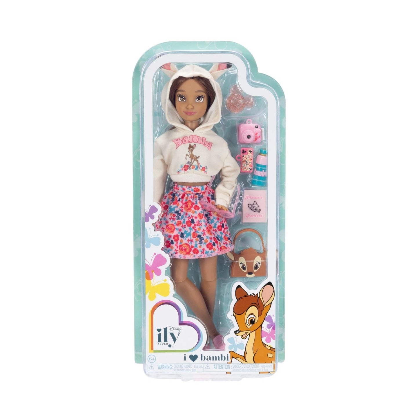 Disney ily 4EVER Bambi Fashion Doll with Accessories and Collectible Mickey Ring