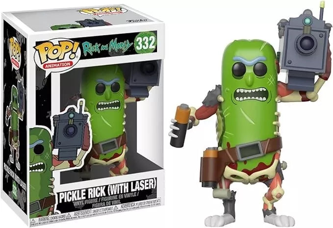 Rick and Morty Pickle Rick with Laser Funko Pop! Vinyl Figure #332