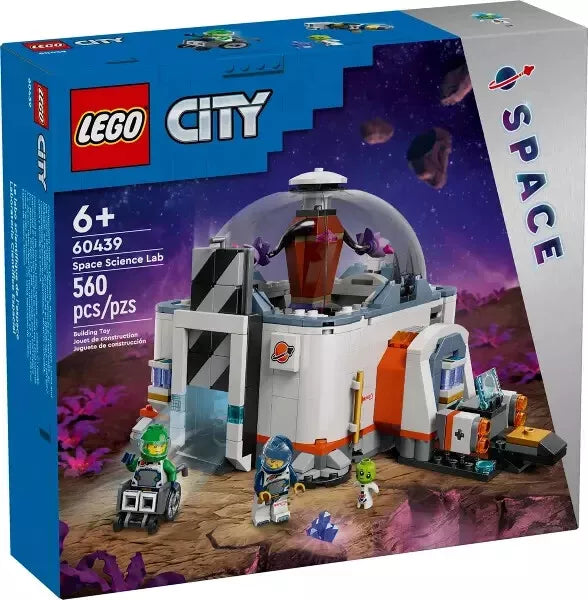 LEGO CITY 60439 Space Science Lab NISB For Age 6+ Fans of Exploration Alien Fig