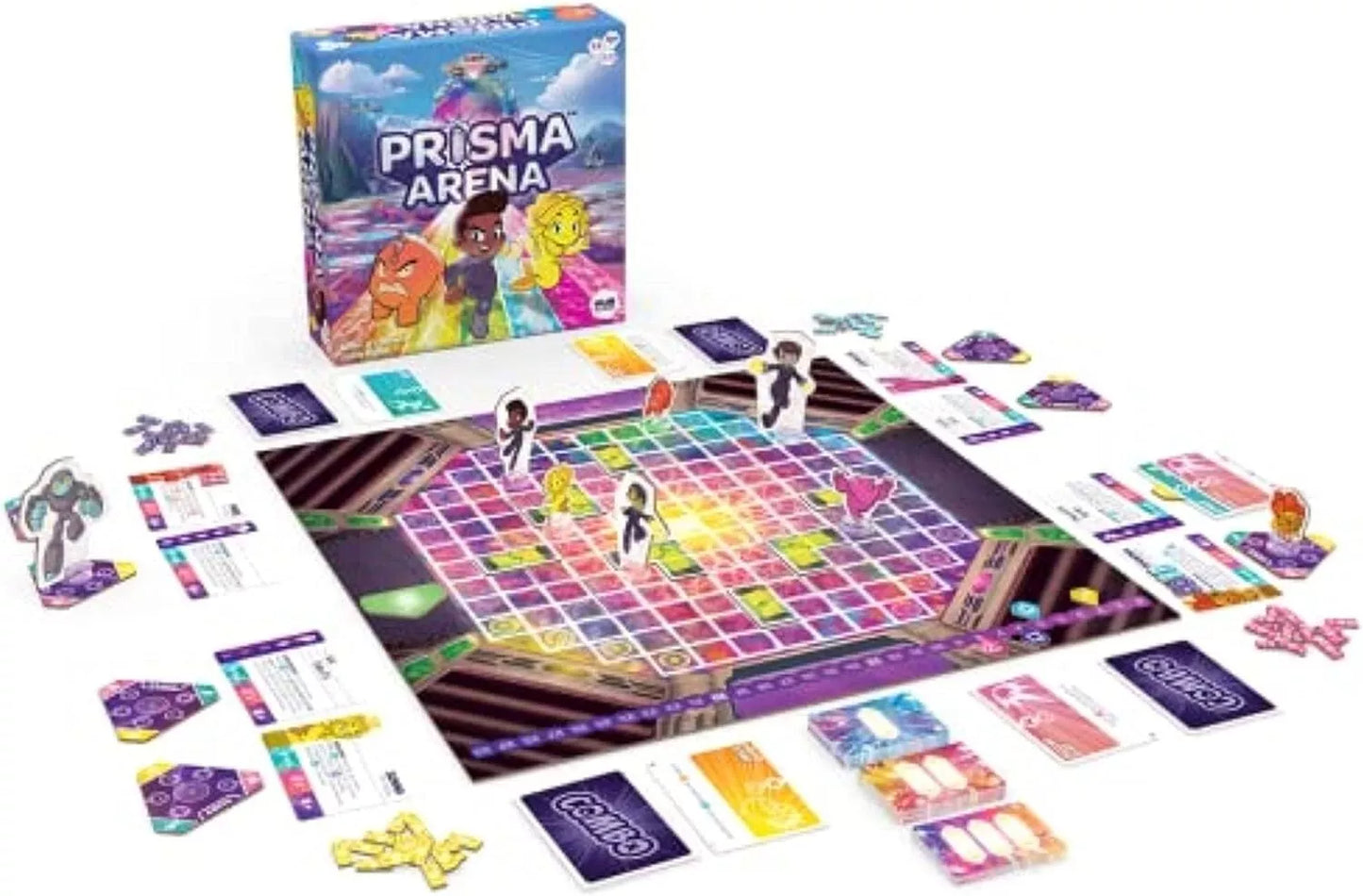 Prisma Arena Award Winning Board Game Arena Combat Family Game Night New