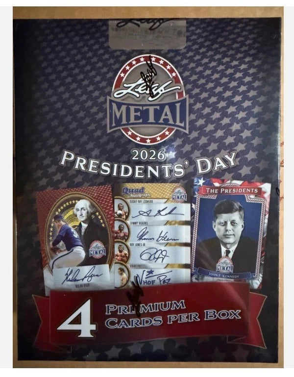 2026 Leaf Metal Presidents Day Factory Sealed Hobby Box