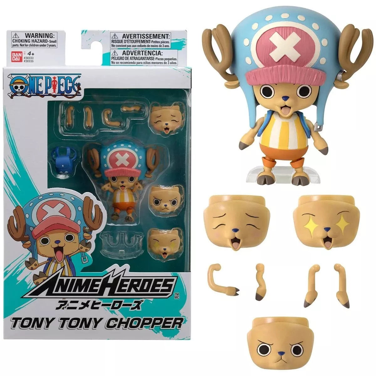 One Piece Anime Heroes Tony Tony Chopper Action Figure Bandai