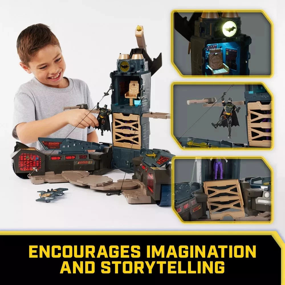 DC Comics Batman Ultimate Transforming Batmobile Playset with Projectiles