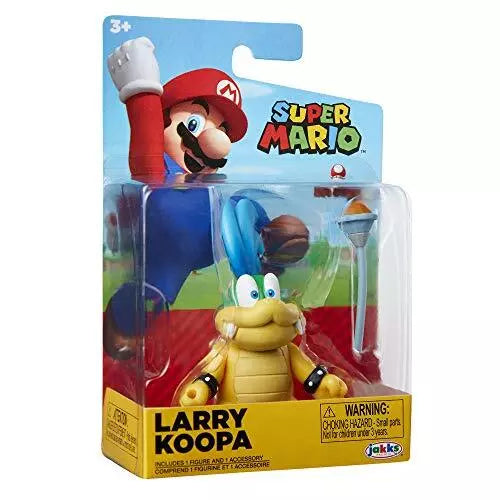 World of Nintendo Super Mario "Larry" 2.5" Action Figure Jakks Pacific