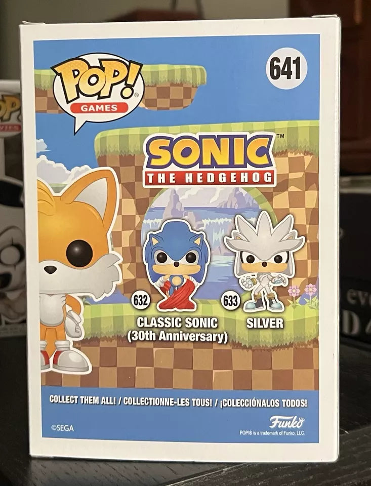 Funko Pop! Games: (FLOCKED) TAILS #641 TargetCon 2021 Exclusive W/Protector