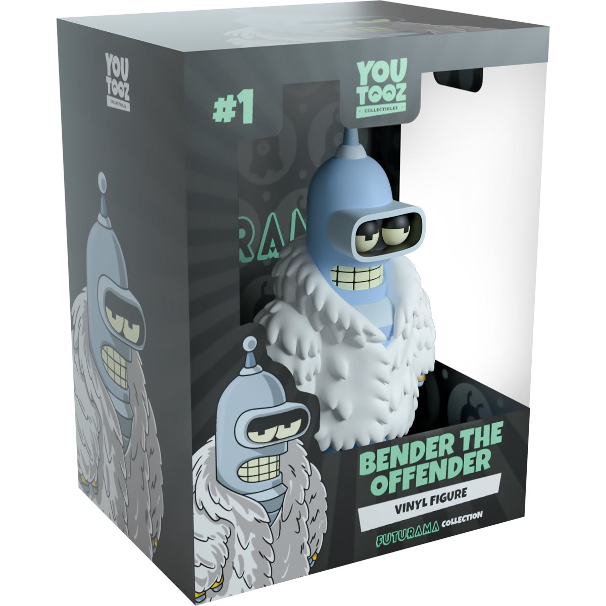 Futurama Collection Bender the Offender Vinyl Figure #1 YouTooz New