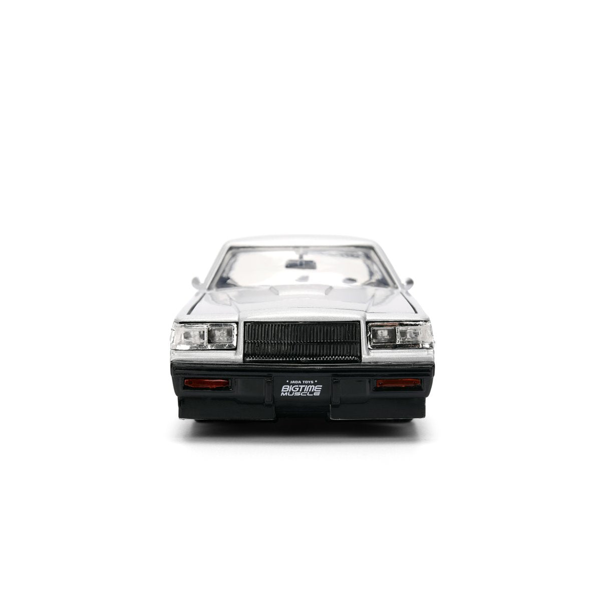Bigtime Muscle 1987 Silver Buick Grand National 1:24 Scale Die-Cast Metal Vehicle