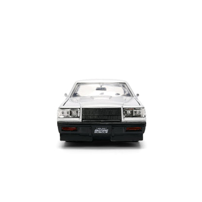 Bigtime Muscle 1987 Silver Buick Grand National 1:24 Scale Die-Cast Metal Vehicle
