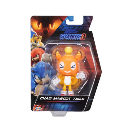 Sonic 3 Movie 5-Inch Wave 2 Action Figure Tails With Chaos Hat Mask