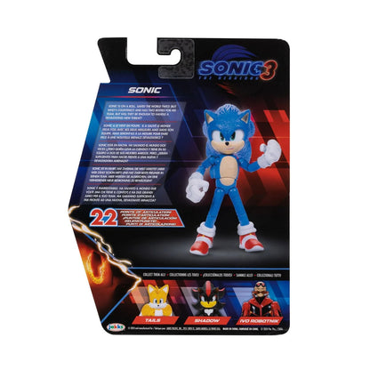 Sonic 3 Movie 5-Inch Wave 1 Action Figure Sonic