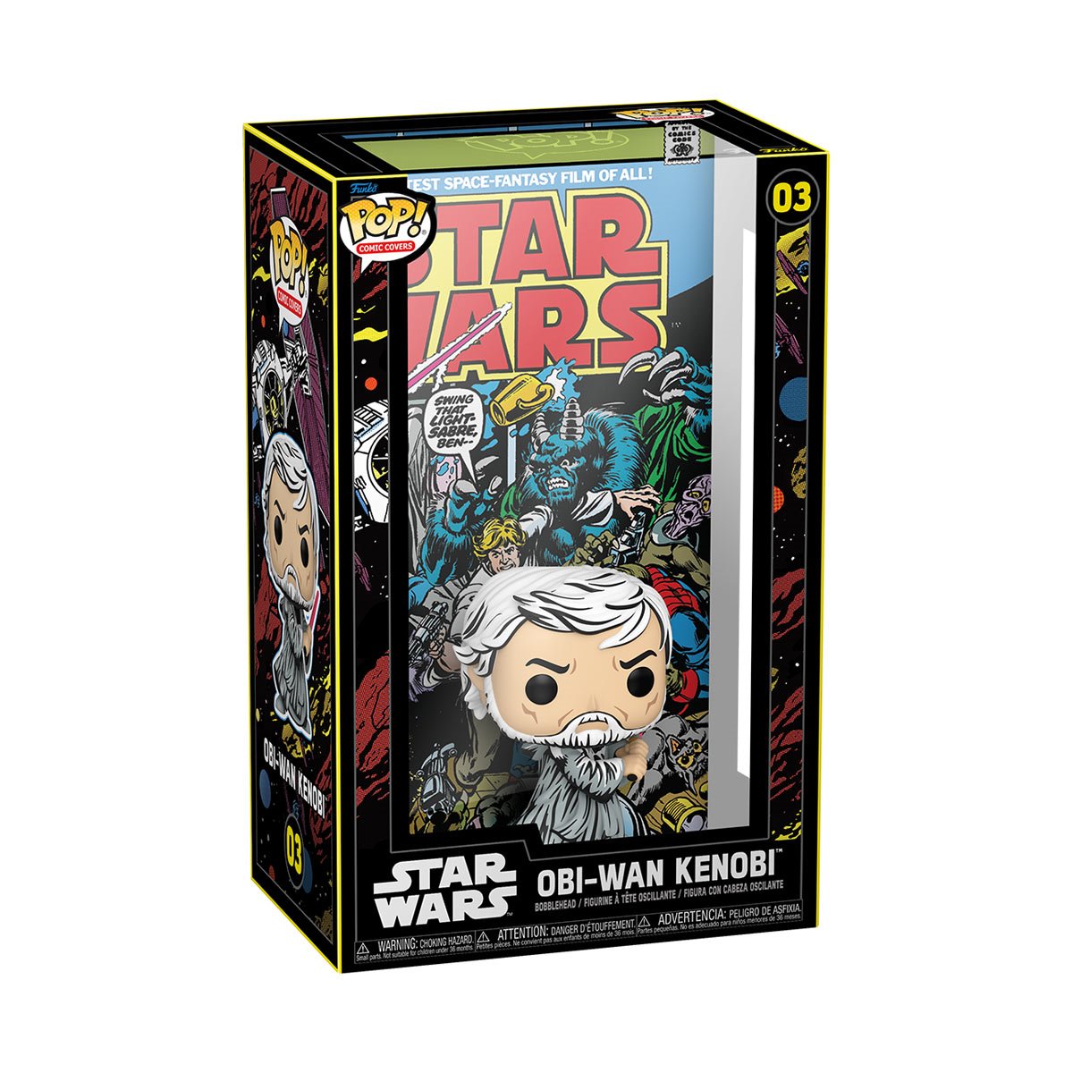 Star Wars Obi-Wan Kenobi Funko Pop! Comic Cover Figure #03 with Case