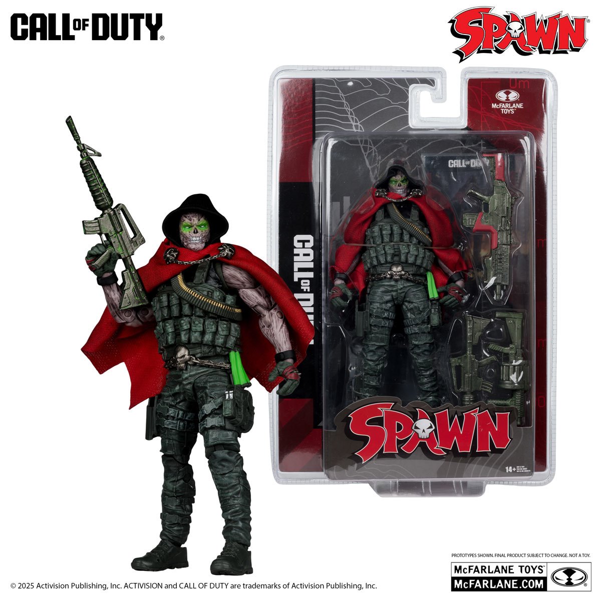 Call of Duty Burned Spawn 7-Inch Scale Action Figure