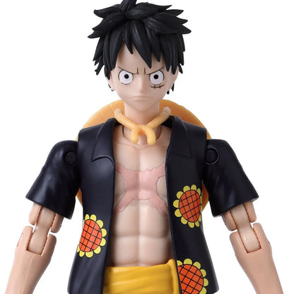 One Piece Anime Heroes Monkey D. Luffy Dressrosa Version Action Figure