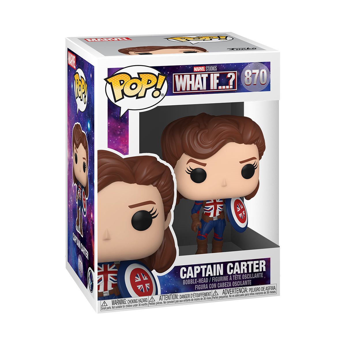 Marvel's What If Captain Carter Funko Pop! Vinyl Figure #870