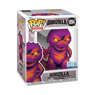 Godzilla Retro Futurism Art Godzilla Premium Funko Pop! Vinyl Figure #1894