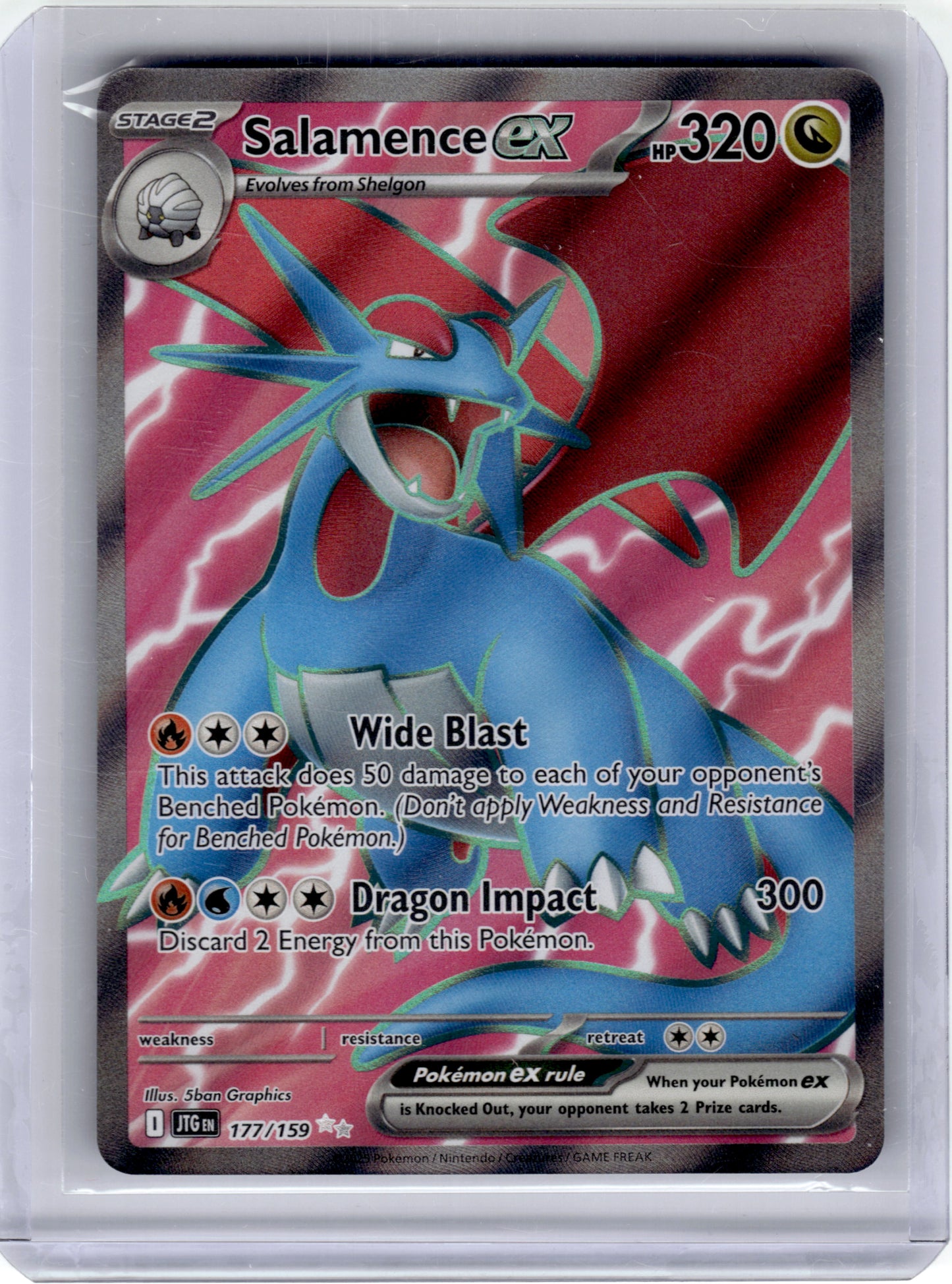 SV09: Journey Together #177/159 Salamence ex