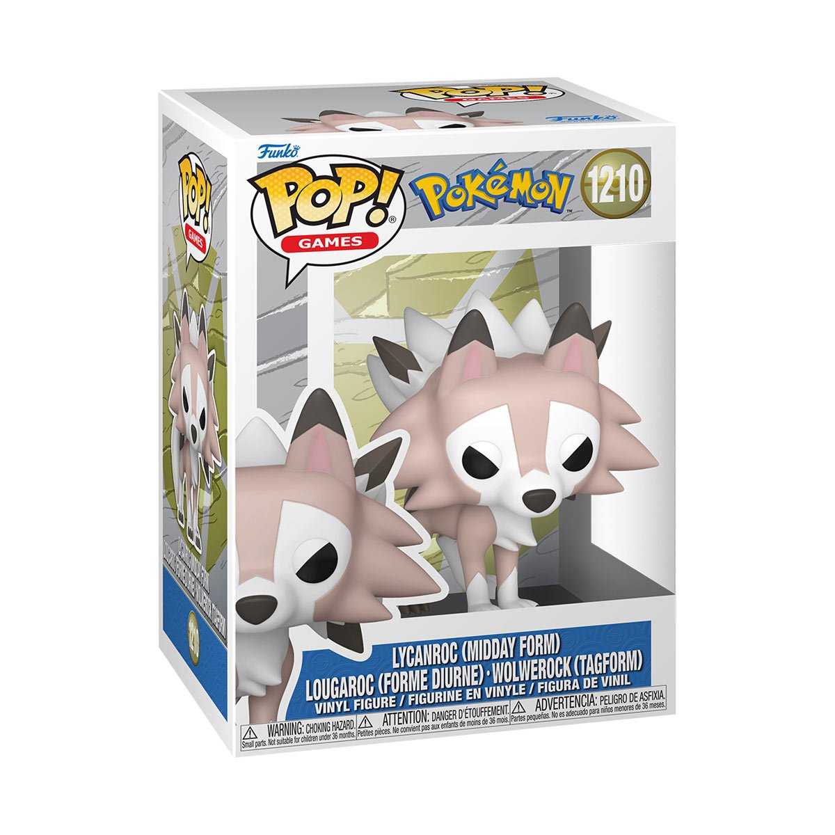 Pokemon Lycanroc (Midday Form) Funko Pop! Vinyl Figure #1210