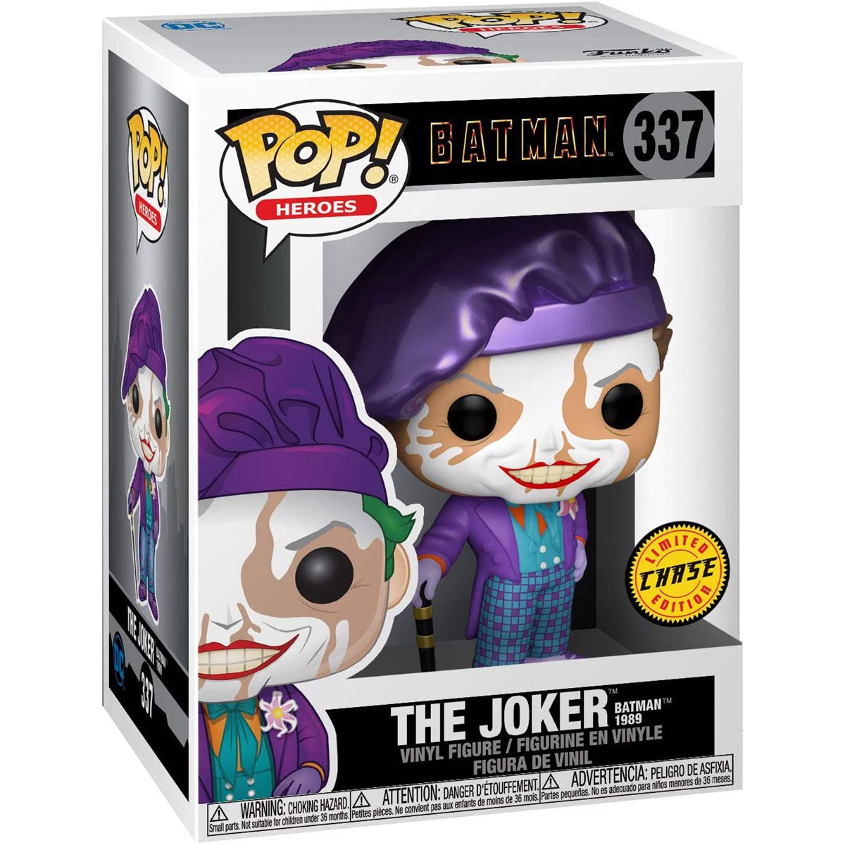 Batman 1989 Joker Funko Pop! Vinyl Figure #337 Limited Chase Version