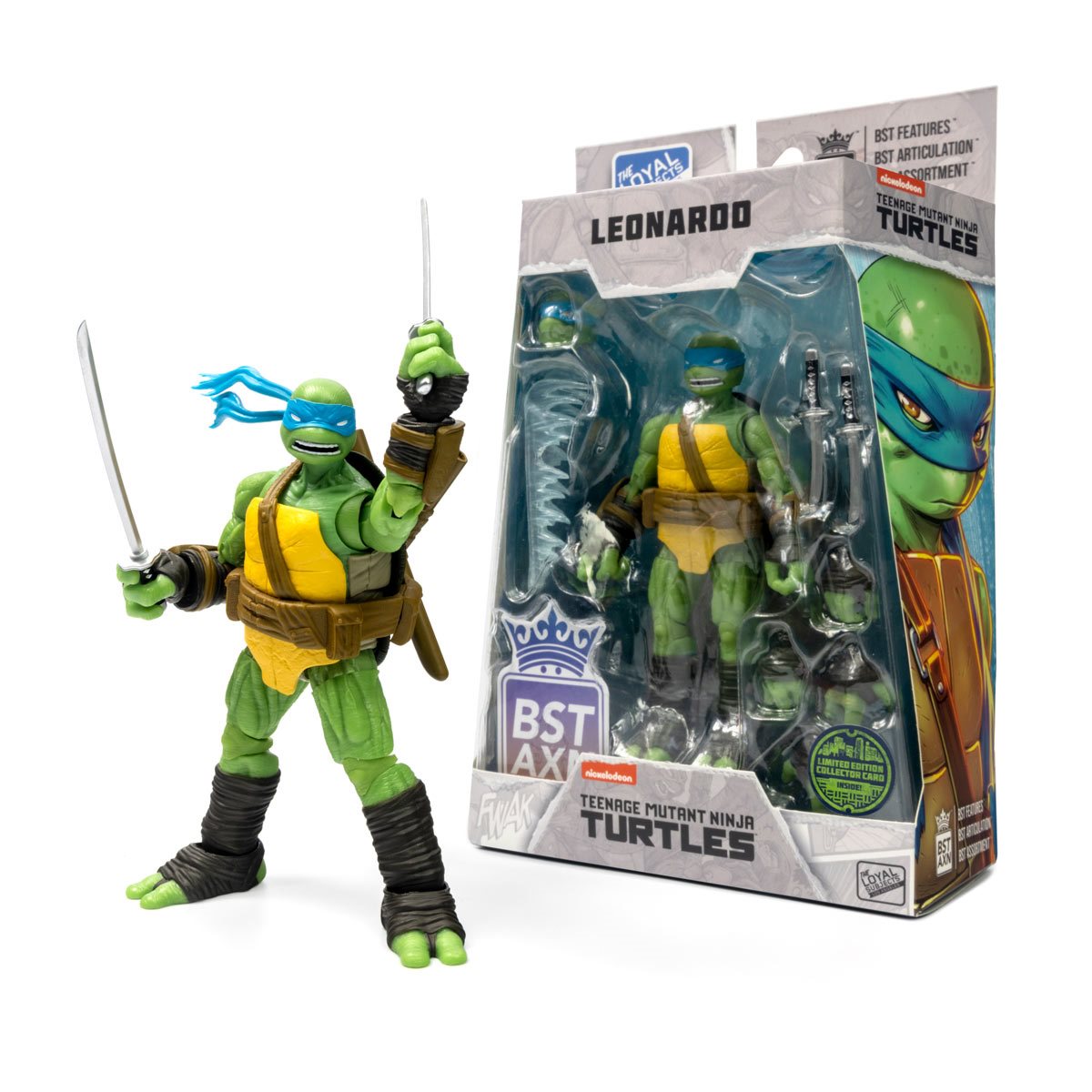 Teenage Mutant Ninja Turtles BST AXN Leonardo IDW Comic TMNT 5-Inch Action Figure
