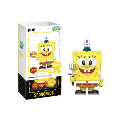 SpongeBob SquarePants with Krabby Patty Pix! Vinyl Figure - 2026 Convention Exclusive