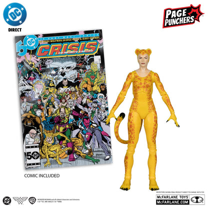 DC Direct Page Punchers 7-Inch Action Figure with Comic Book Cheetah