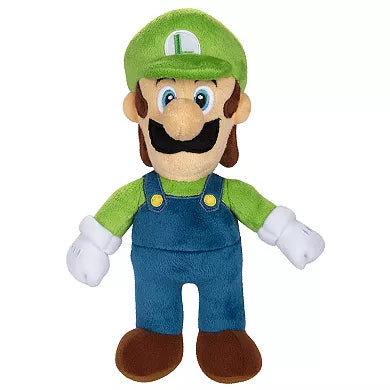 Nintendo Super Mario 9 IN Plush Luigi Jakks Pacific
