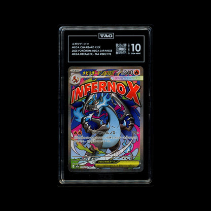 Mega Dream Mega Attack #223/193 Mega Charizard X ex TAG 10