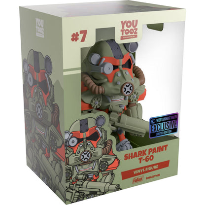 Fallout Collection T-60 Power Armor Green Bomber Variant Vinyl Figure #7 -EE Exclusive