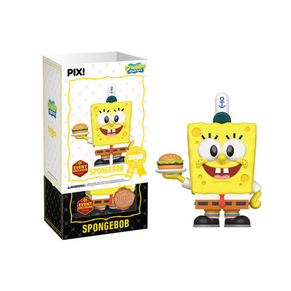 SpongeBob SquarePants with Krabby Patty Pix! Vinyl Figure - 2026 Convention Exclusive