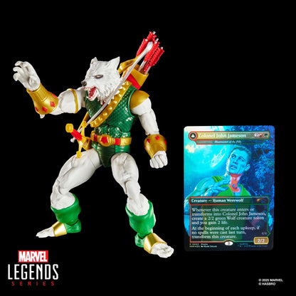 Spider-Man Marvel Legends Magic: The Gathering Man-Wolf 6-Inch Action Figure and Card