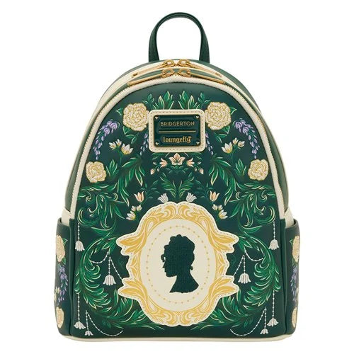 Bridgerton Silhouette Floral Mini-Backpack