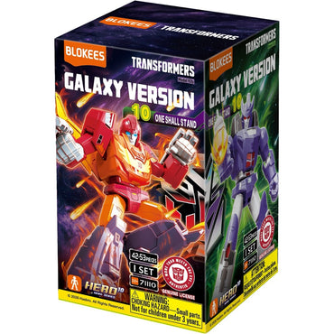 Transformers Galaxy Version 10 Transformers: The Movie 3 Sixshot Blokees Blind Box Model Kit