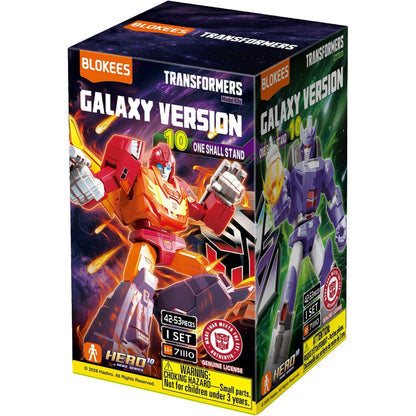 Transformers Galaxy Version 10 Transformers: The Movie 3 Sixshot Blokees Blind Box Model Kit