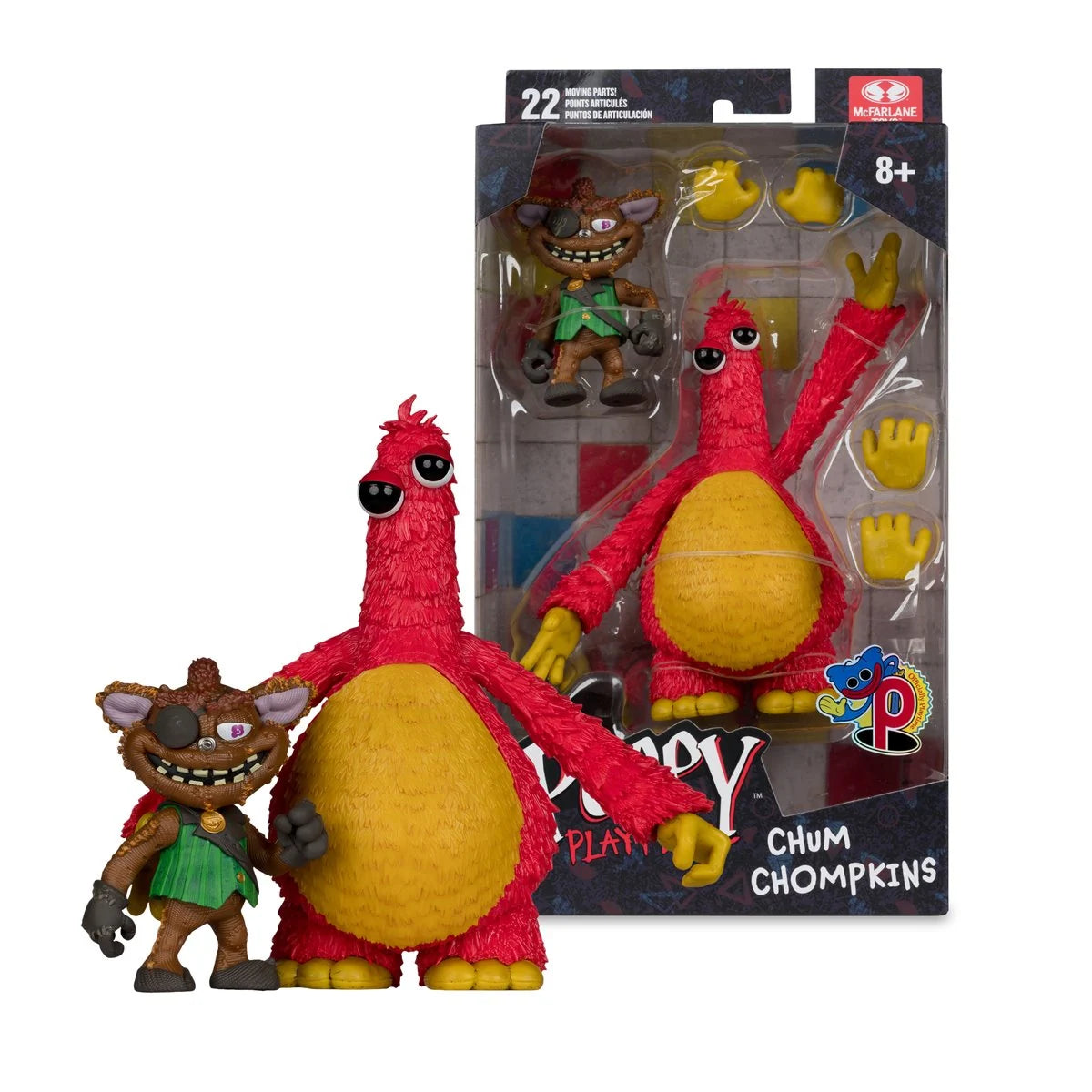Poppy Playtime Wave 2 Chum Chompkins 7-Inch Scale Action Figure
