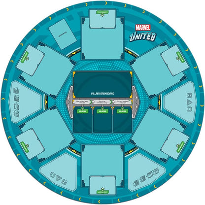 Multiverse Playmat Compact Double Sided Neoprene Mat for Enhanced Marvel United Gameplay!