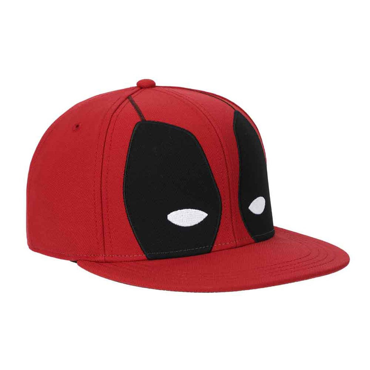 Deadpool Big Face Flat Bill Snapback Hat