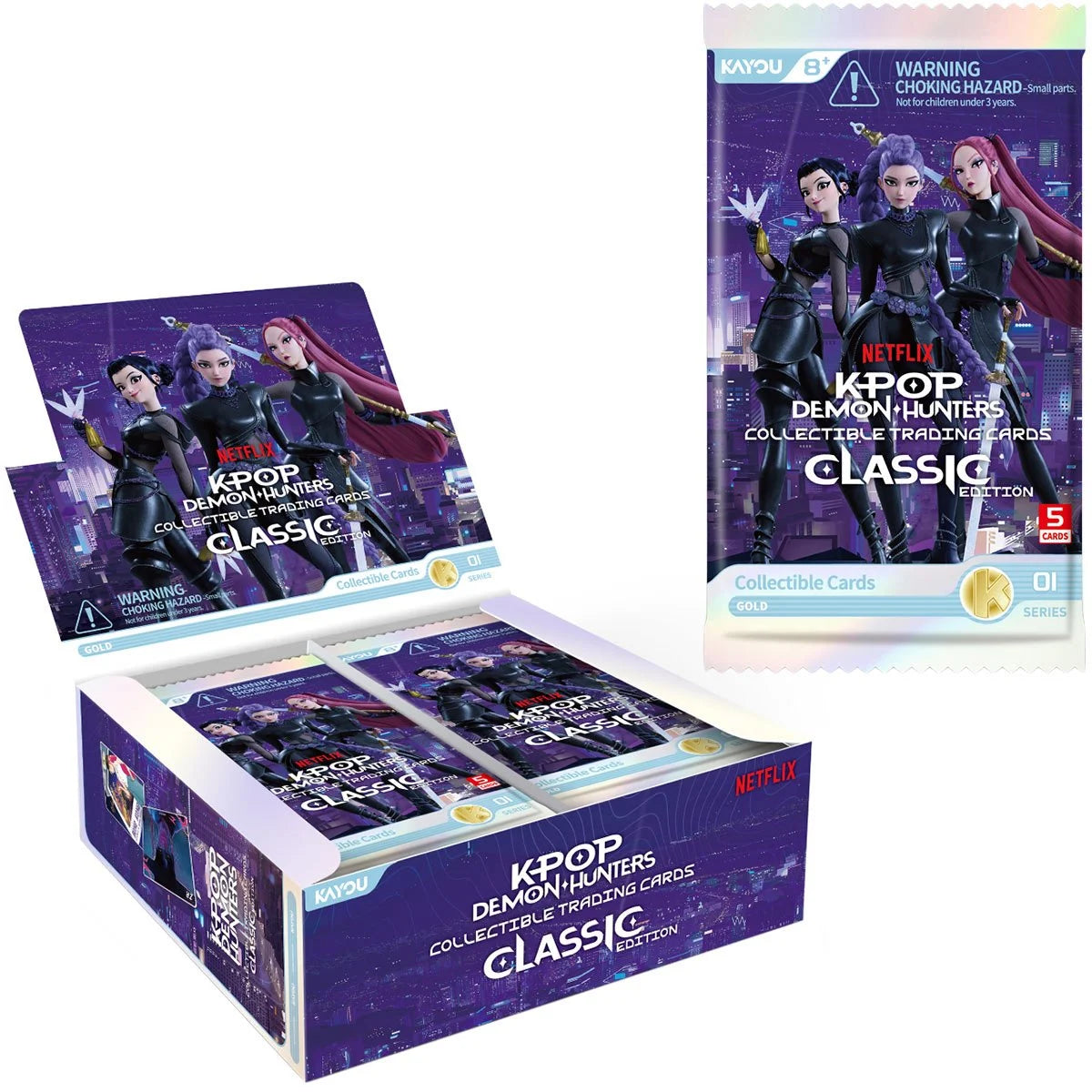 KPop Demon Hunters World Tour Classic Edition Collector Box 001 Collectible Trading Card 10-Pack