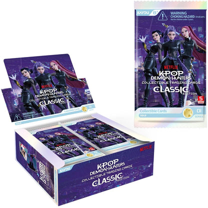 KPop Demon Hunters World Tour Classic Edition Collector Box 001 Collectible Trading Card 10-Pack